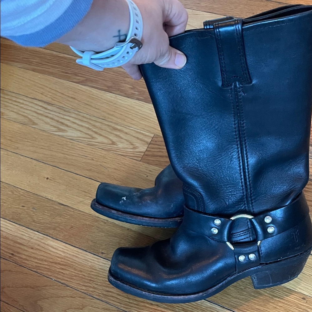 Frye Black Leather Women's Boots